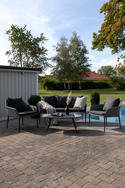 Spoga Outdoor Sofagruppe – Grau