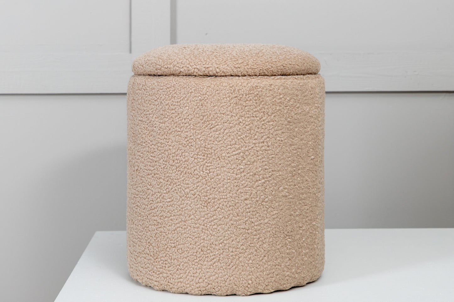 Limpen Pouf - Beige Teddy