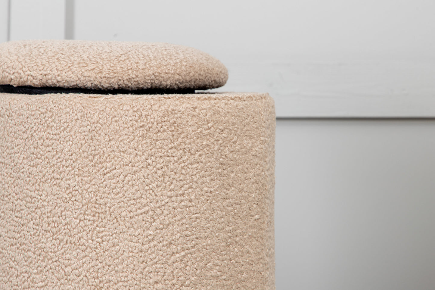 Limpen Pouf - Beige Teddy