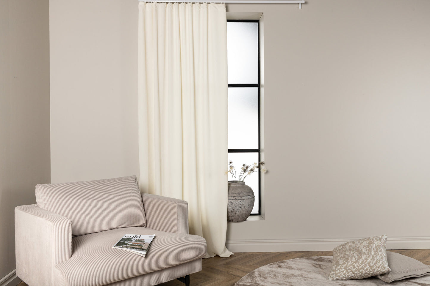 Elma Vorhang Manchester – Offwhite – 240 x 140