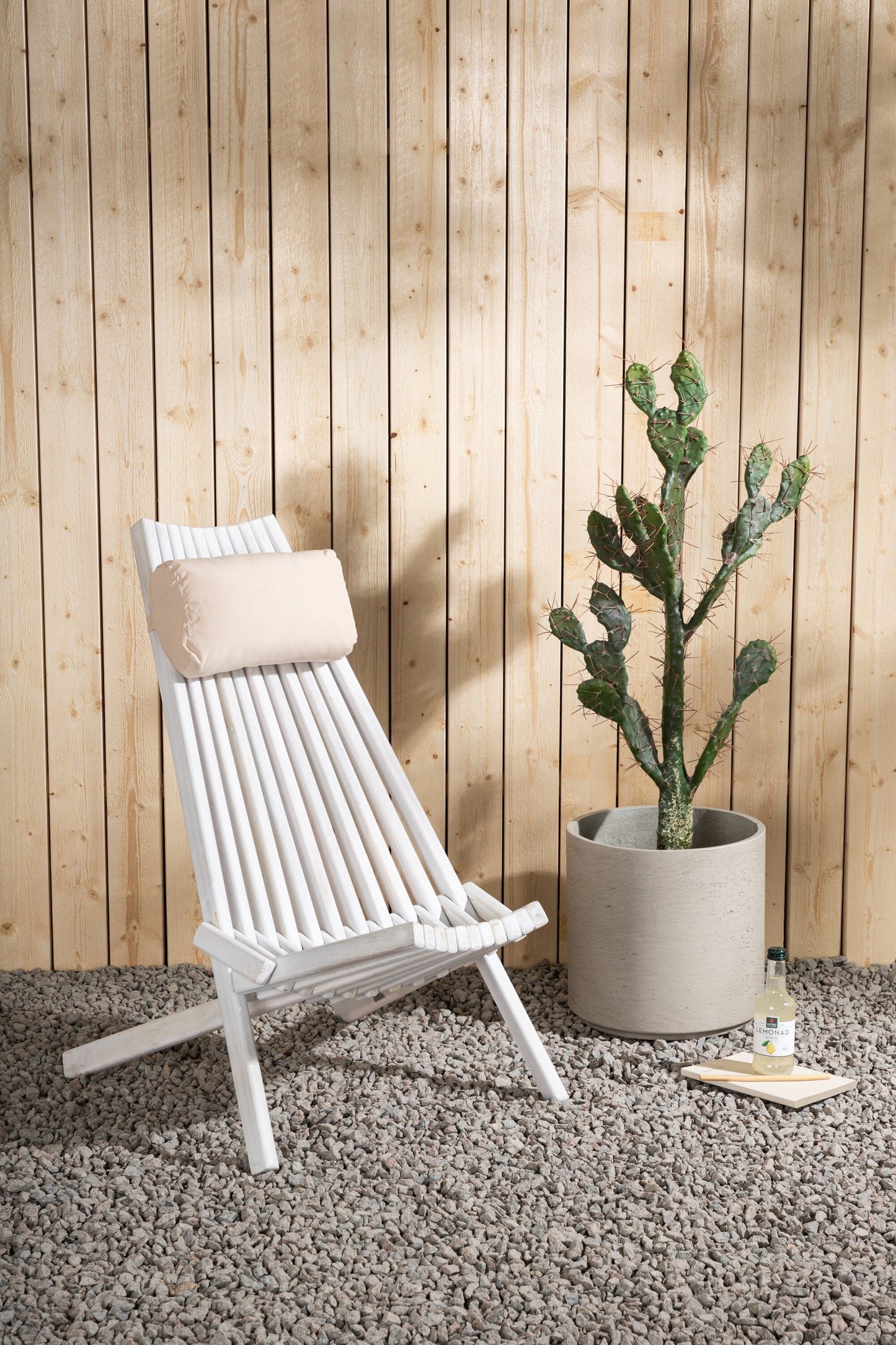 Maja Outdoor Loungestuhl – Weiß