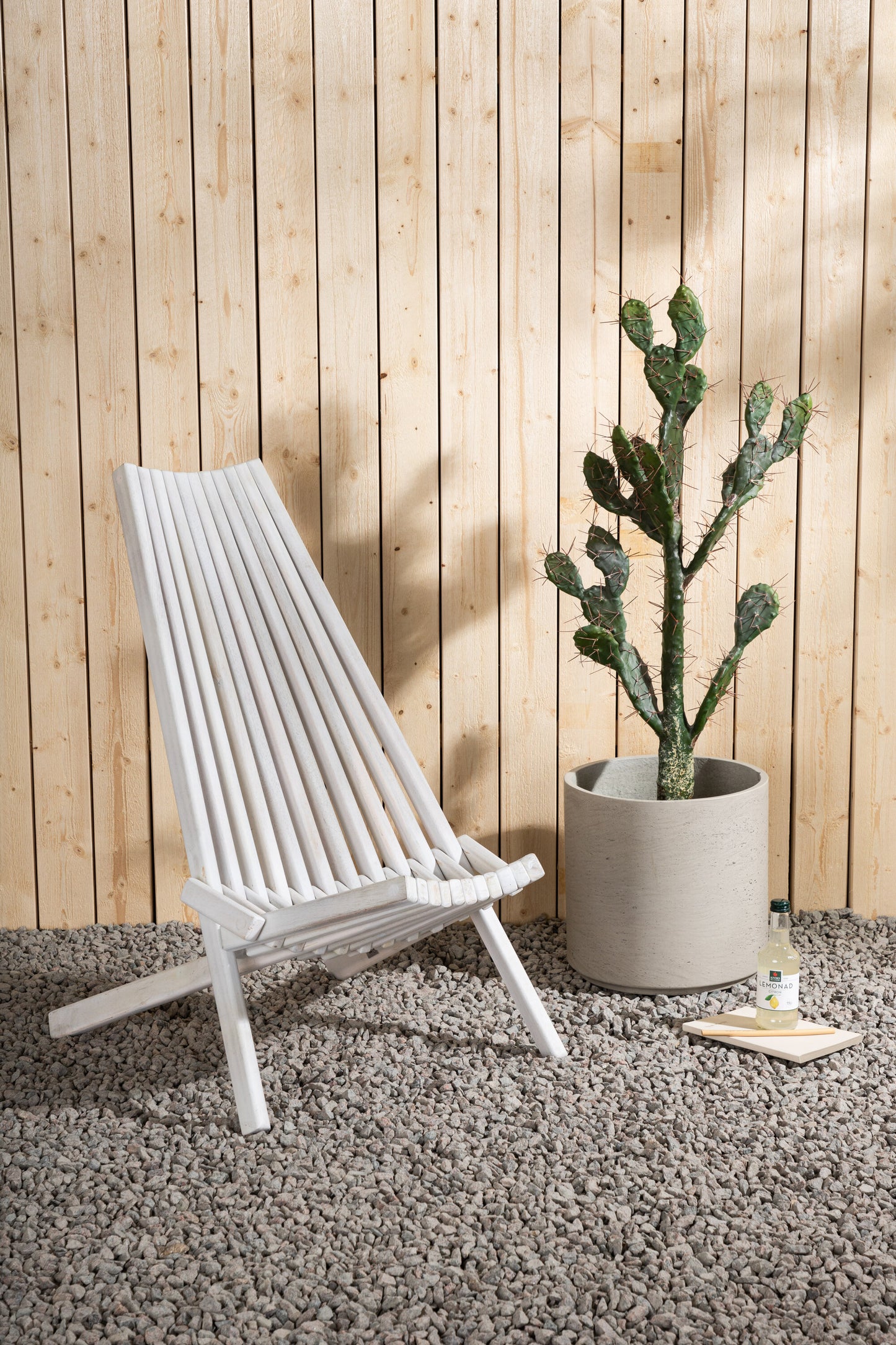 Maja Outdoor Loungestuhl – Weiß