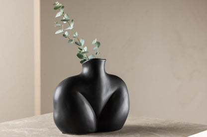 Harvey Vase – Mattschwarz