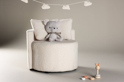 Kelso Kids 2-Sitzer-Sofa – Weißer Teddy FSC 100 %