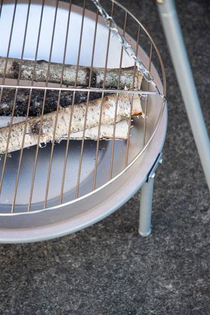 Ukunda FirepitGrill Steel – Silber