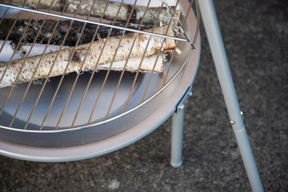 Ukunda FirepitGrill Steel – Silber