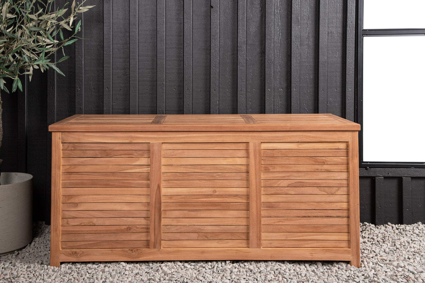 Trento Kissenbox Teak - Natur 50 x 130 x 60