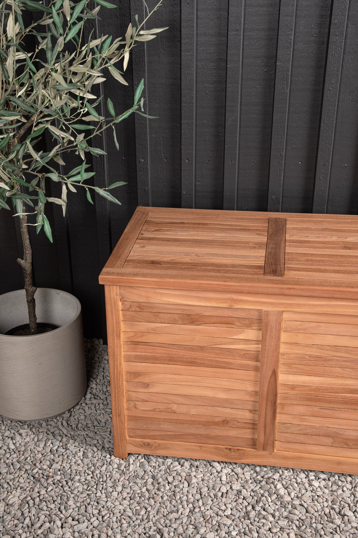 Trento Kissenbox Teak - Natur 50 x 130 x 60