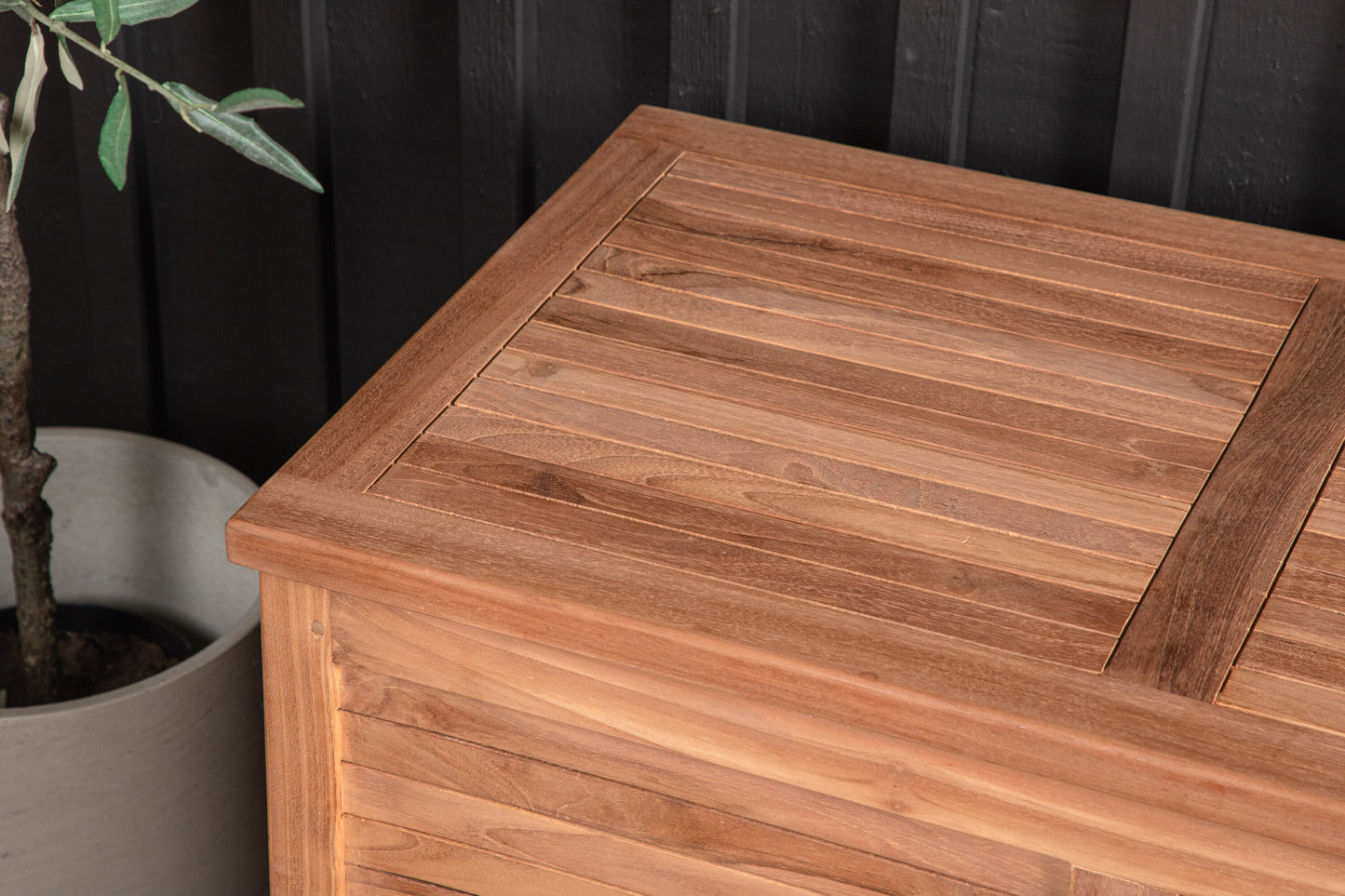 Trento Kissenbox Teak - Natur 50 x 130 x 60