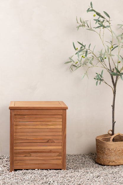 Trento Kissenbox Teak - Natur 53 x 53 x 60