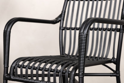 Rizal Loungechair Alumnium – Schwarz