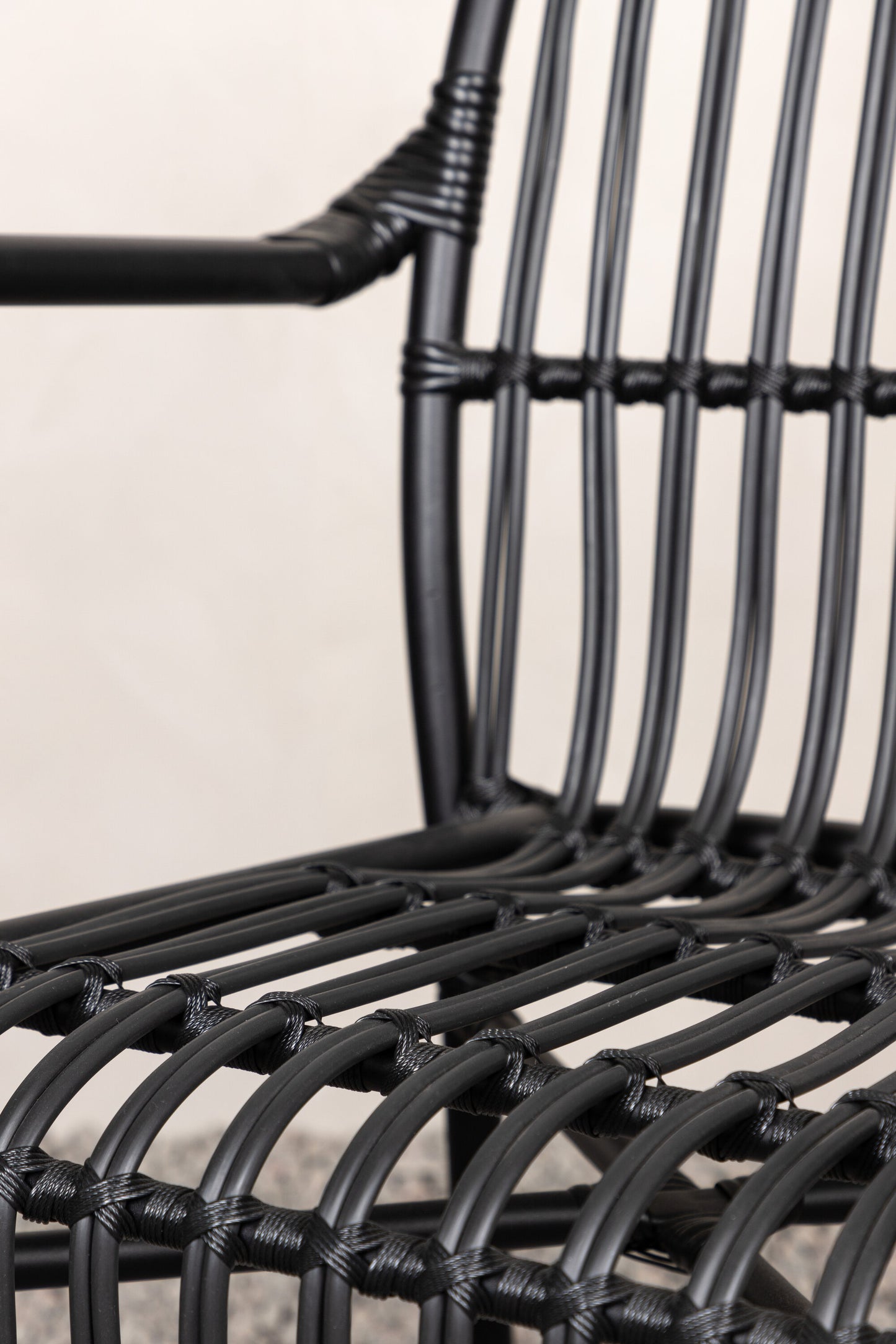 Rizal Loungechair Alumnium – Schwarz