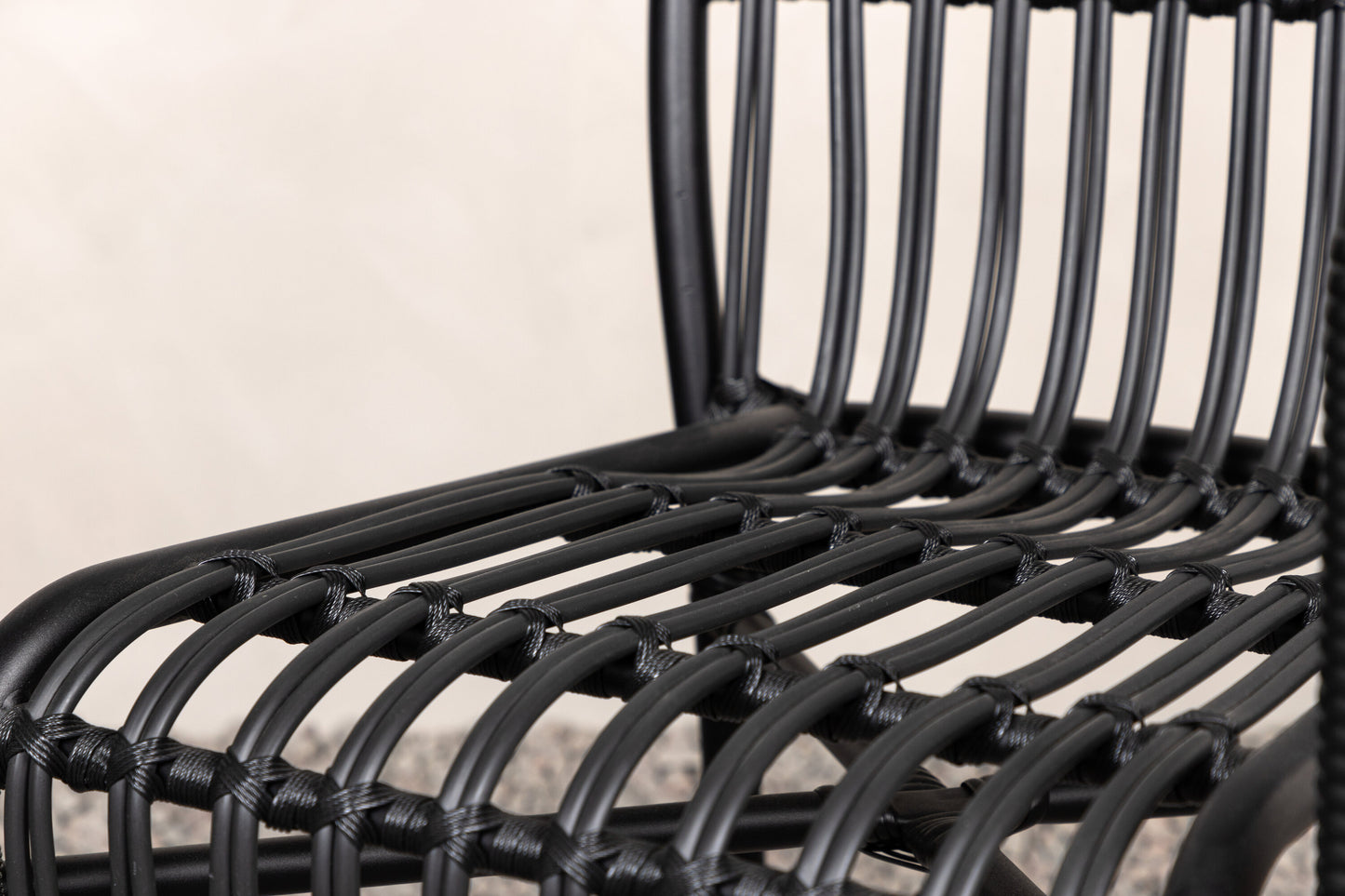 Rizal Loungechair Alumnium – Schwarz