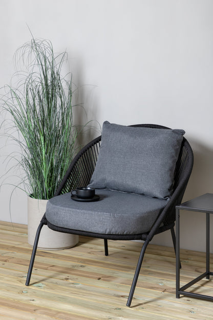 Lindos Lounge Chair 2er-Pack - SchwarzSchwarz